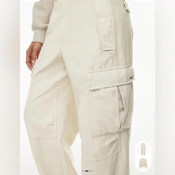 Aritzia TNA Ivory Supply Cargo Pants - Picture 2 of 13